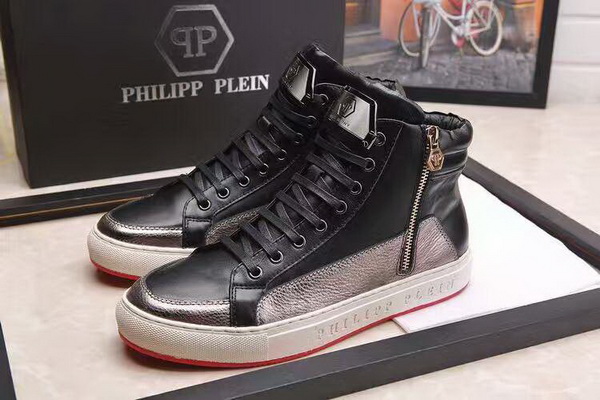 PhiliPP Plein High-Top Fashion Men Shoes--049